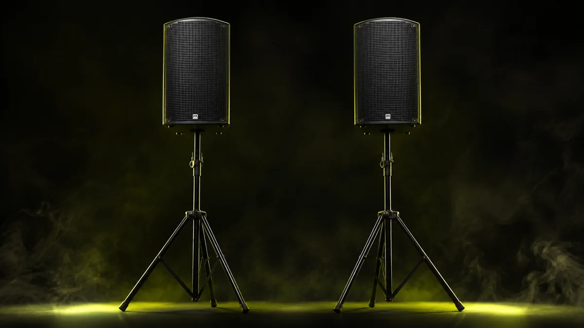 Pack S — 2 enceintes HK Audio sur pieds Loca2M Beaune